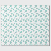 マーメイド赤ちゃんカラフルシャワークラゲ水彩 ラッピングペーパー (フラット)