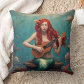 マーメイド遊のウクレレ クッション (ブランケット)