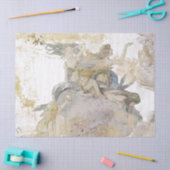 マーメイド金ゴールドシルバー動揺してヴィンテージデコパージュ 薄葉紙 (クラフト)