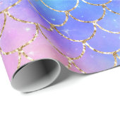 マーメイド銀河系シリーズデザイン10 ラッピングペーパー (ロールコーナー)