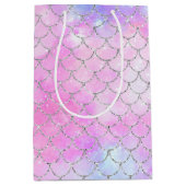 マーメイド銀河系シリーズデザイン4 ミディアムペーパーバッグ (正面)