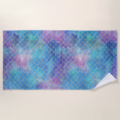 マーメイド銀河系シリーズデザイン9 ビーチタオル (正面)