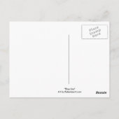 マーメイド鍵サンセットポストカード ポストカード (裏面)