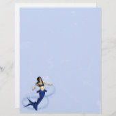 マーメイド魔法文房具レターヘッド (正面/裏面)