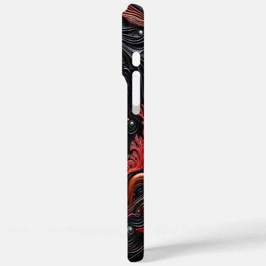 マーメイド鮮やかアミドコーラルと海質感 Case-Mate iPhoneケース (裏面 / 左)