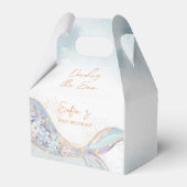 マーメイド1歳の誕生日 フェイバーボックス (裏面サイド)