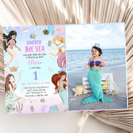 マーメイド1stバースデーオンダーザシーパーティー 招待状