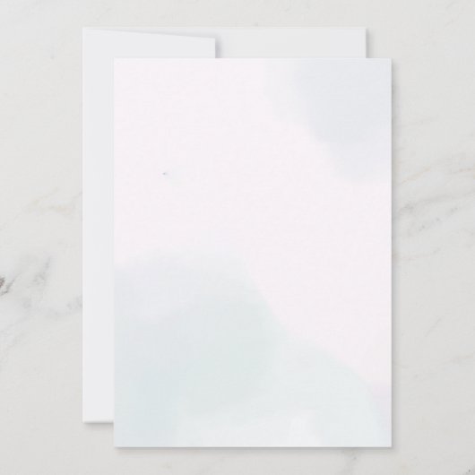 マーメイド1stバースデーオンダーザシーパーティー 招待状 (裏面)