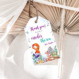 マーメイド1st誕生日パーティーオンダーザシー ギフトタグ