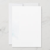 マーメイド1st誕生日パーティープールパーティー 招待状 (裏面)