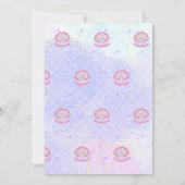 マーメイド1st誕生日パーティーワンダーザシーパーティー 招待状 (裏面)