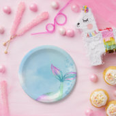 マーメイド1st誕生日パーティーワンダーザシーマーメイド ペーパープレート (パーティー)
