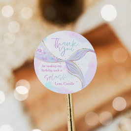 マーメイド1st誕生日パーティーワンダーザシーマーメイド ラウンドシール