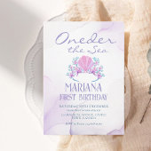 マーメイド1st誕生日パーティーワンダーザシーマーメイド 招待状