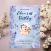 マーメイド1st誕生日パーティーワンダーザシーマーメイド 招待状