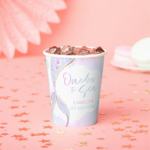 マーメイド1st誕生日パーティーワンダーザシーマーメイド 紙コップ