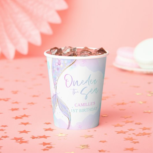 マーメイド1st誕生日パーティーワンダーザシーマーメイド 紙コップ (インサイチュ)