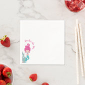 マーメイド1st誕生日パーティーワンダーザシー スタンダードカクテルナプキン (インサイチュ)