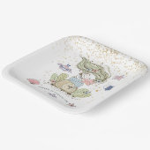 マーメイド1st誕生日パーティー ペーパープレート (傾斜あり)