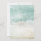 マーメイド1st誕生日パーティー 招待状 (裏面)