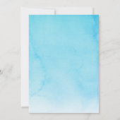 マーメイド1st誕生日ワンダーザシーブルーバジェット 招待状 (裏面)