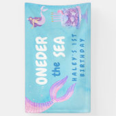 マーメイド1st誕生日ワンダーザシーブルーバジェット 横断幕 (縦)