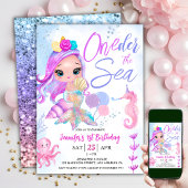 マーメイド1st誕生日ワンダーザシーマーメイド 招待状