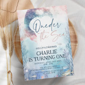 マーメイド1st誕生日ワンダーザ海1st誕生日 招待状