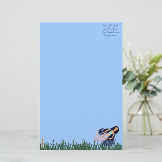 マーメイド2 便箋 (スタンド正面)