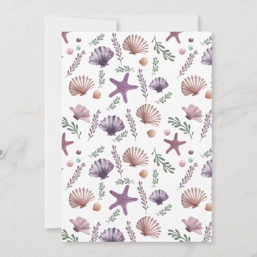 マーメイド2NDバースデーシーズ 招待状 (裏面)