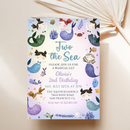 マーメイド2ndバースデーツザシーパーティー 招待状