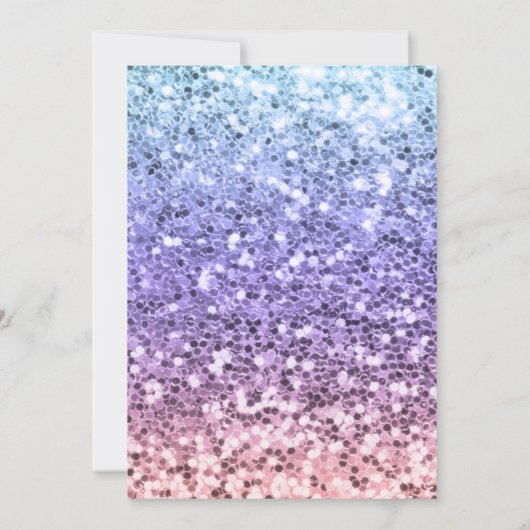 マーメイド3rd誕生日パーティーガールアンダーザシー 招待状 (裏面)