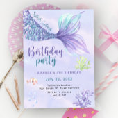 マーメイド4th誕生日パーティーザシーマーメイド 招待状