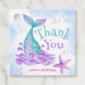 マーメイド5th誕生日が5にダイビング フェイバータグ (正面)