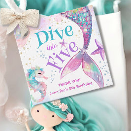 マーメイド5th誕生日が5にダイビング フェイバータグ