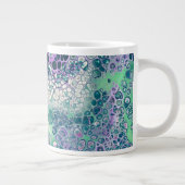 マーメイド・アクリルクール注カラフル抽象芸術 ジャンボコーヒーマグカップ (右)