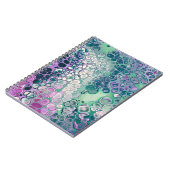 マーメイド・アクリルクール注カラフル抽象芸術 ノートブック (左側)