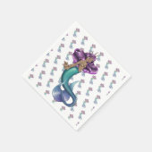 マーメイド·イオレ スタンダードカクテルナプキン (角)