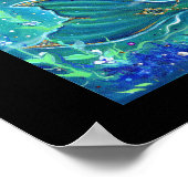 マーメイド・カリプソ・アートby Renee Lavoie ポスター (角)