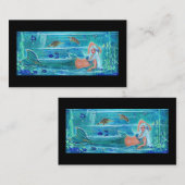 マーメイド・カリプソ・アートby Renee Lavoie 名刺 (正面/裏面)