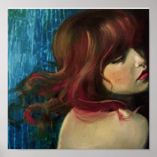 マーメイド（キャンバス印刷） ポスター (正面)