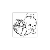 マーメイド・クウェピー・スタンプ ラバースタンプ (インプリント)