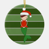 マーメイド クリスマス スペシャル セラミックオーナメント (正面)