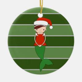 マーメイド クリスマス スペシャル セラミックオーナメント