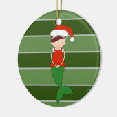 マーメイド クリスマス スペシャル セラミックオーナメント (左)