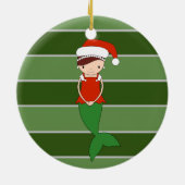 マーメイド クリスマス スペシャル セラミックオーナメント (裏面)