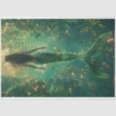 マーメイド ゴールデングロー デコパージュ 薄葉紙 (正面)