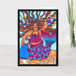 マーメイド&シールビーチカード カード