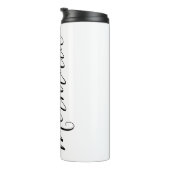 「マーメイド」スクリプト熱タンブラー タンブラー (回転右)