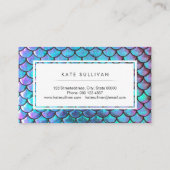 マーメイド・スケール・ビジネス・カード 名刺 (裏面)